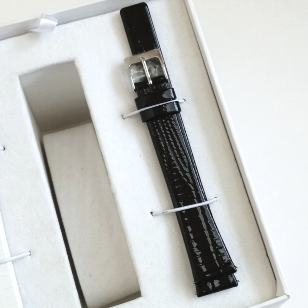 Set of Skagen Watch Wrist Bands / Watch Straps Black & White Set of 2 (Denmark) - Picture 4 of 16